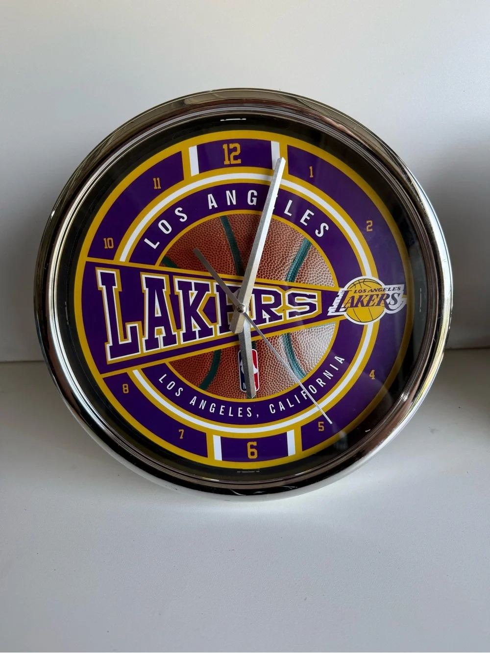 🏀 NBA Lakers Wall Clock - Official Team Design